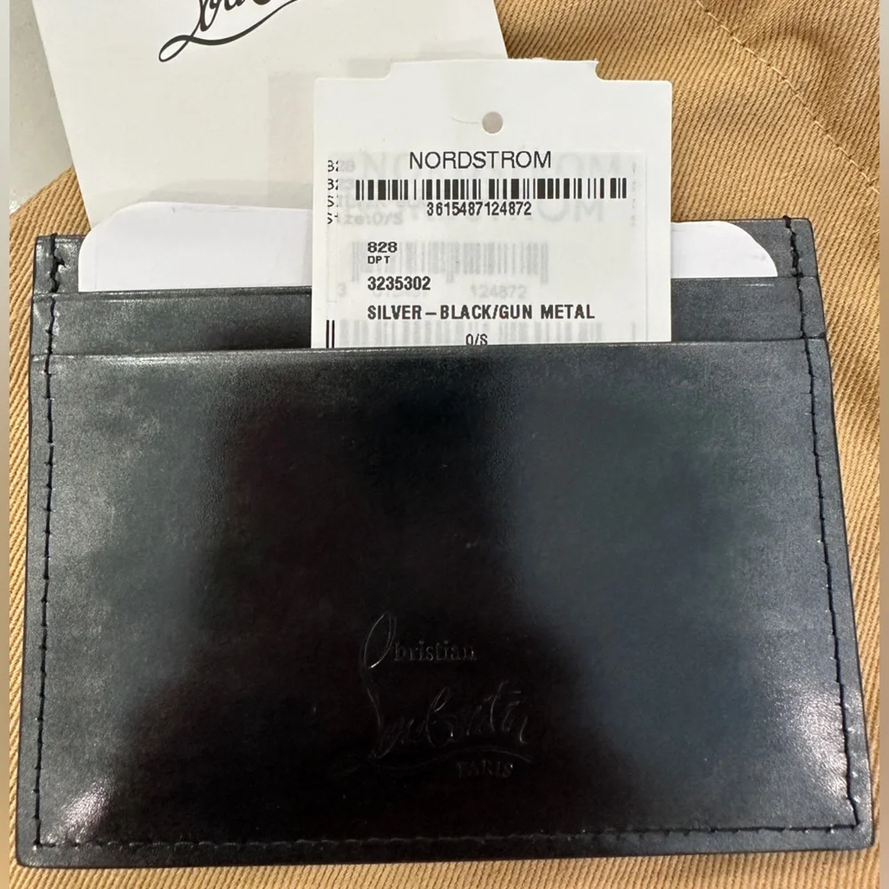 Christian Louboutin M Kios Leather Card Holder
